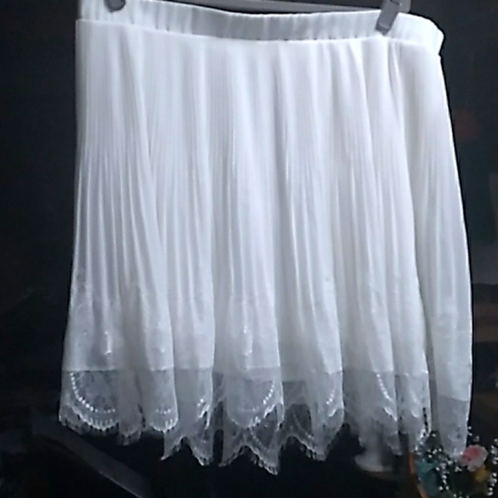 torrid Pleated lace skirt plus